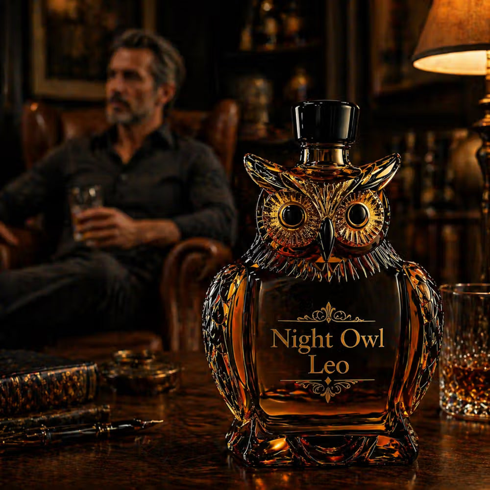 Édition Hibou Personnalisée XL | Carafe à Whisky