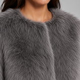 MURIEL | VESTE EN FAUSSE FOURRURE COURTE