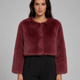 MURIEL | VESTE EN FAUSSE FOURRURE COURTE