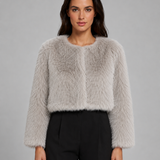 MURIEL | VESTE EN FAUSSE FOURRURE COURTE
