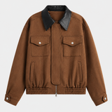ÉLODIE | VESTE EN SIMILICUIR COURTE