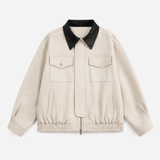 ÉLODIE | VESTE EN SIMILICUIR COURTE