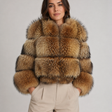 LÉA | VESTE EN FAUSSE FOURRURE COURTE OVERSIZE
