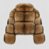 LÉA | VESTE EN FAUSSE FOURRURE COURTE OVERSIZE