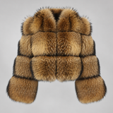 LÉA | VESTE EN FAUSSE FOURRURE COURTE OVERSIZE
