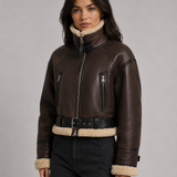 YASMINE | VESTE EN SIMILICUIR COURTE