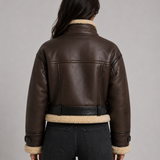 YASMINE | VESTE EN SIMILICUIR COURTE