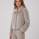 VIRGINIE | VESTE EN FAUSSE FOURRURE COURTE
