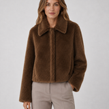 VIRGINIE | VESTE EN FAUSSE FOURRURE COURTE
