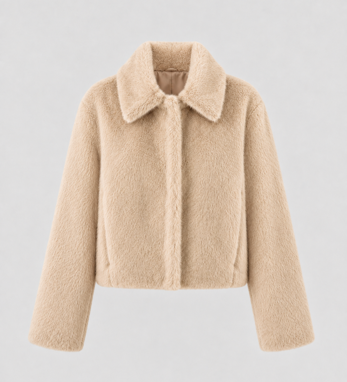 VIRGINIE | VESTE EN FAUSSE FOURRURE COURTE