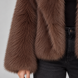 RACHEL | VESTE EN FAUSSE FOURRURE COURTE