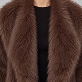 RACHEL | VESTE EN FAUSSE FOURRURE COURTE