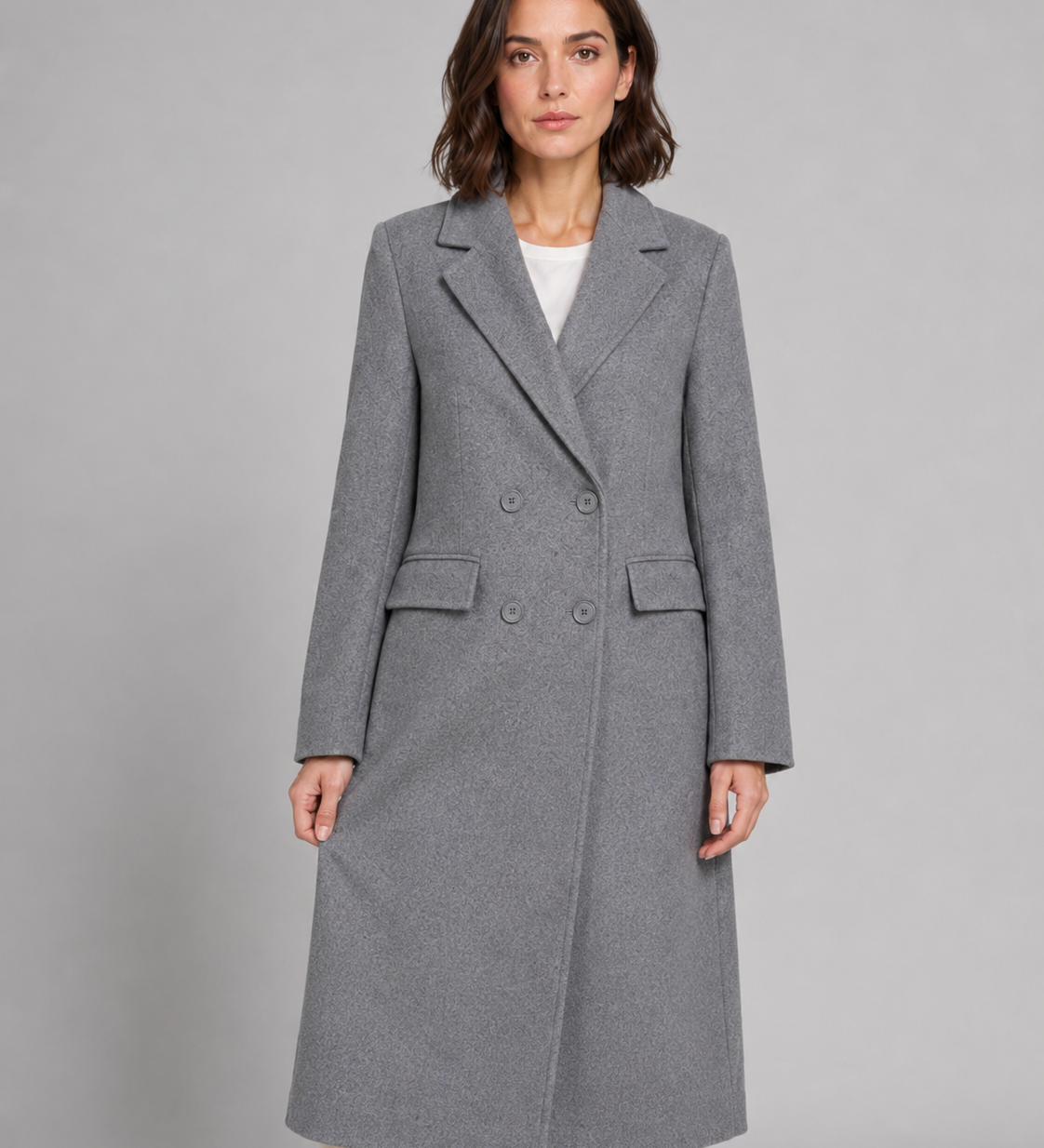MATHILDE | MANTEAU LONG CROISÉ