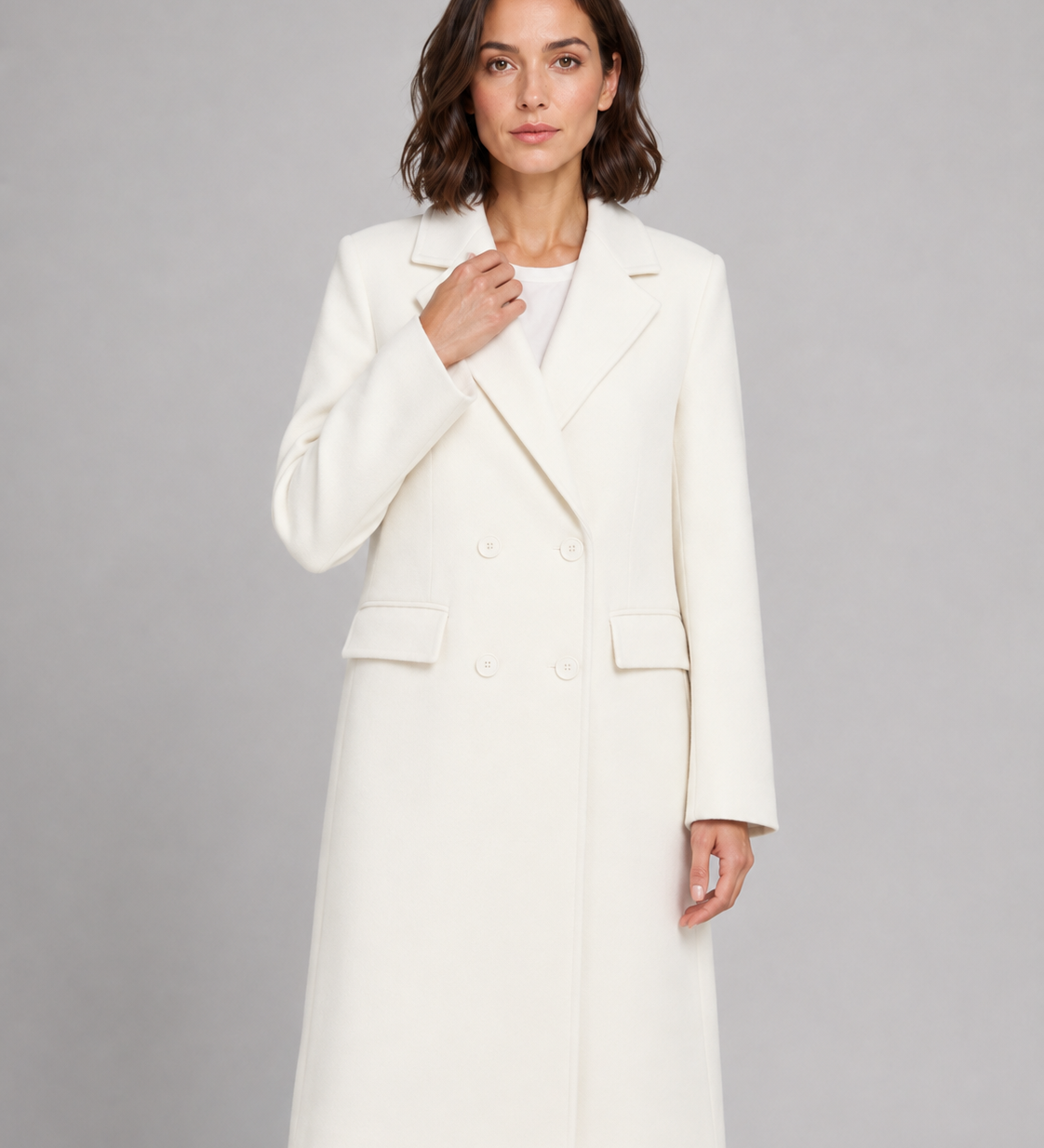 MATHILDE | MANTEAU LONG CROISÉ
