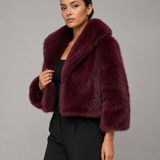 EMILIE | VESTE EN FAUSSE FOURRURE COURTE