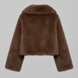 EMILIE | VESTE EN FAUSSE FOURRURE COURTE