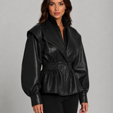 NADÈGE | VESTE EN SIMILICUIR