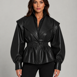 NADÈGE | VESTE EN SIMILICUIR