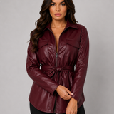 GABRIELLE | VESTE EN SIMILICUIR