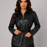 GABRIELLE | VESTE EN SIMILICUIR