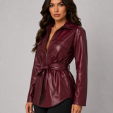 GABRIELLE | VESTE EN SIMILICUIR