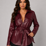 GABRIELLE | VESTE EN SIMILICUIR