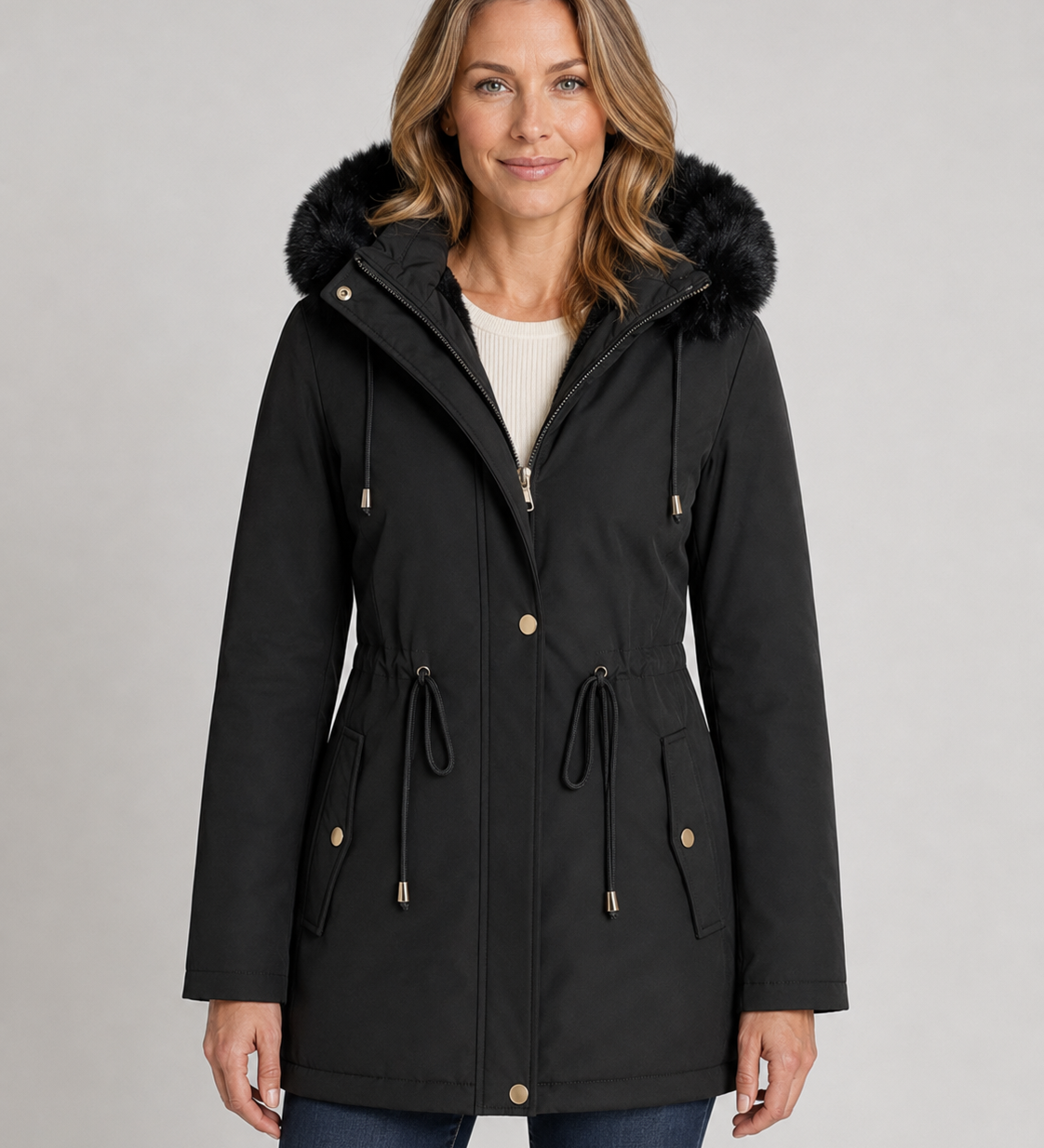VIVIANE | PARKA À CAPUCHE