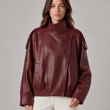 MÉLODIE | VESTE EN SIMILICUIR