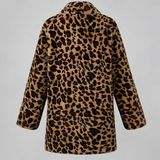 LÉONIE | MANTEAU EN FAUSSE FOURRURE LONG