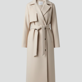 BRIGITTE | MANTEAU LONG CEINTURÉ
