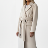 BRIGITTE | MANTEAU LONG CEINTURÉ