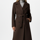 BRIGITTE | MANTEAU LONG CEINTURÉ