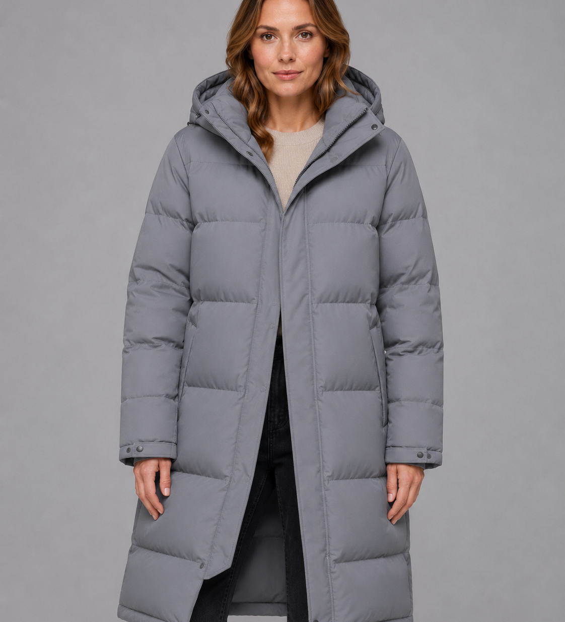 MARIE | PARKA LONGUE À CAPUCHE