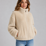 MAUD | VESTE TEDDY COURTE